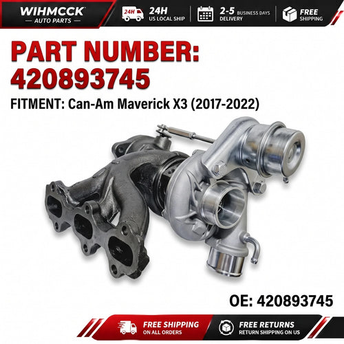 Can-Am Maverick X3 Turbocharger with Manifold — 420893745 — product photo 1