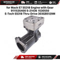 Mack E7 Air Brake Compressor with Gear — 9111535400 / S-21436 — product photo 1