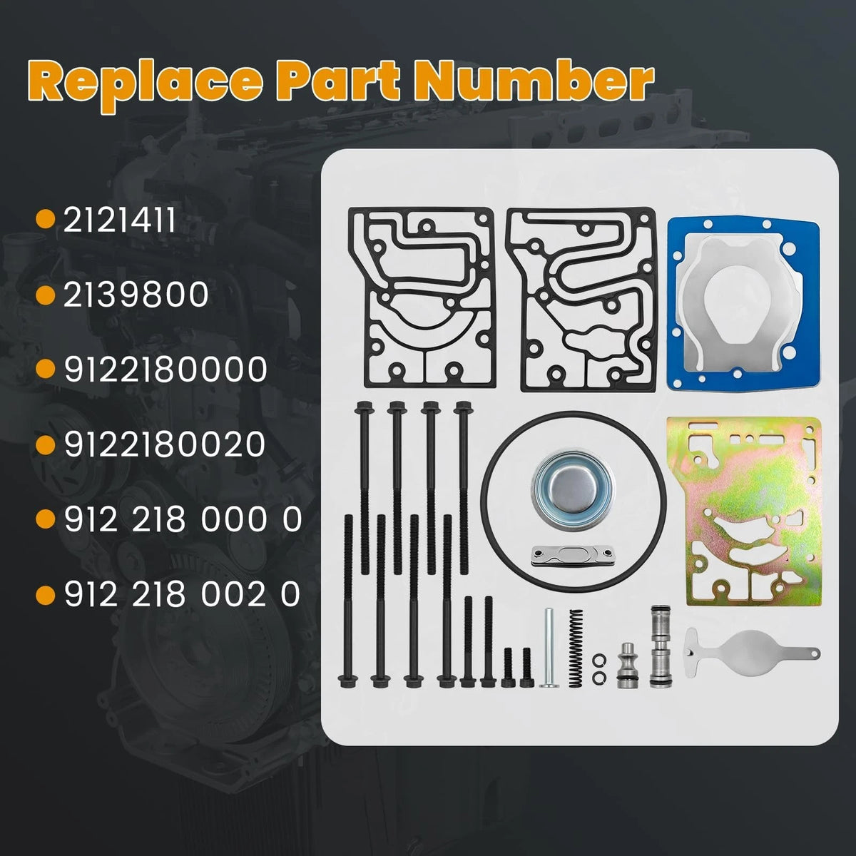 PACCAR MX-13 Compressor Repair Kit — 2139800 / 2121411 Family — product photo 4