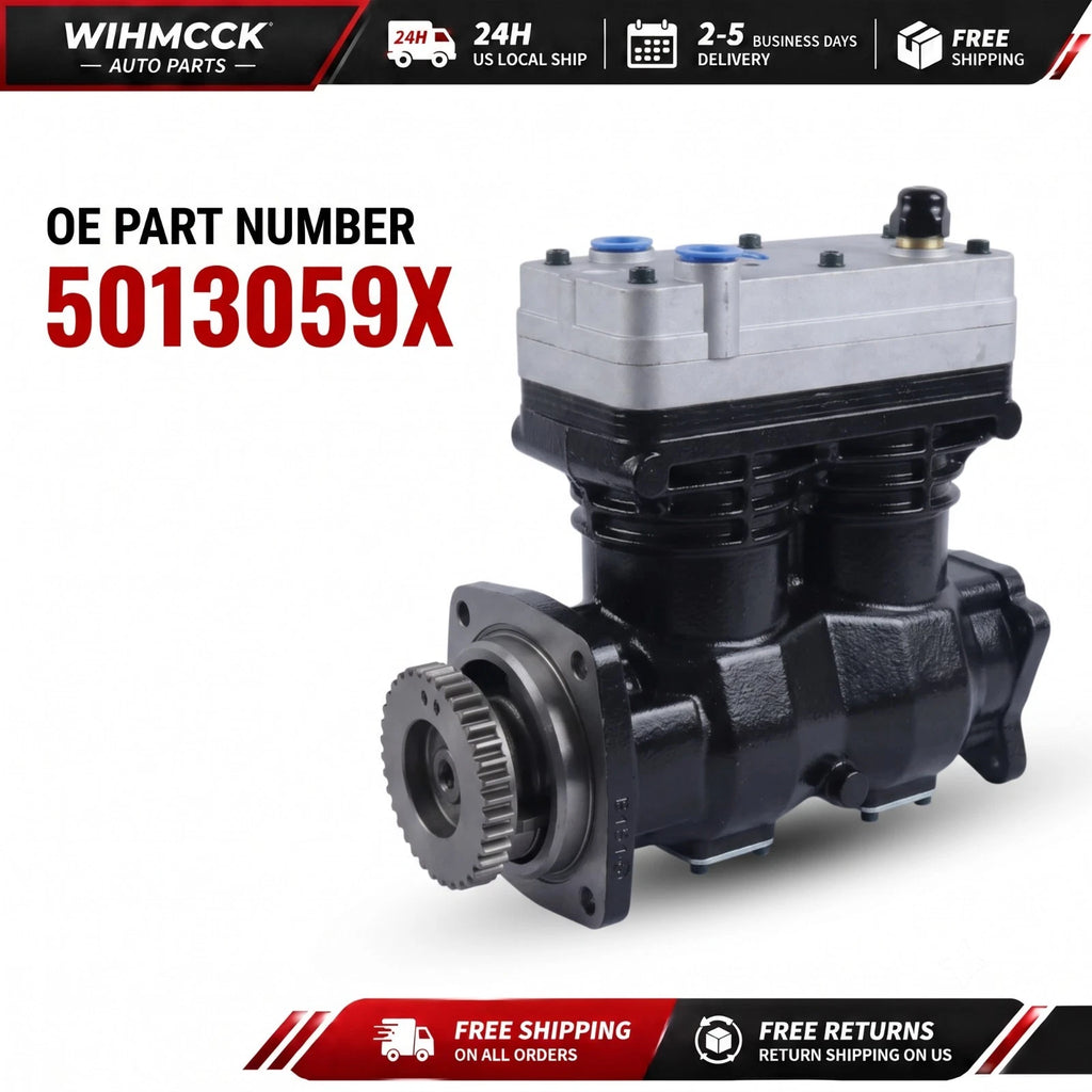 CAT C15 / C18 Air Brake Compressor — BA-922 Style, 5013059X — product photo 1