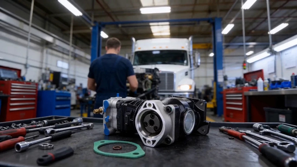 Detroit DD15 Air Brake Compressor — A4711302515 — product photo 2