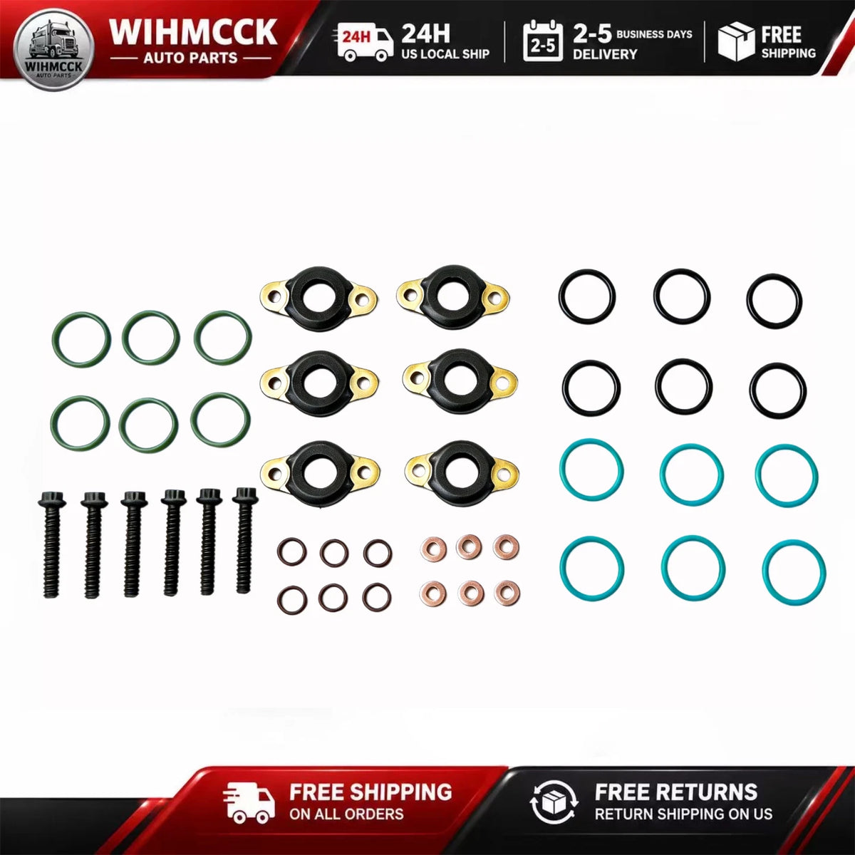 Detroit DD13 / DD15 Injector Seal Kit — A4600700987 — product photo 1