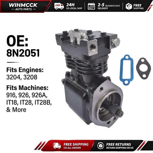 CAT 3204 Air Compressor — 8N2051 / 0R8169 — product photo 1