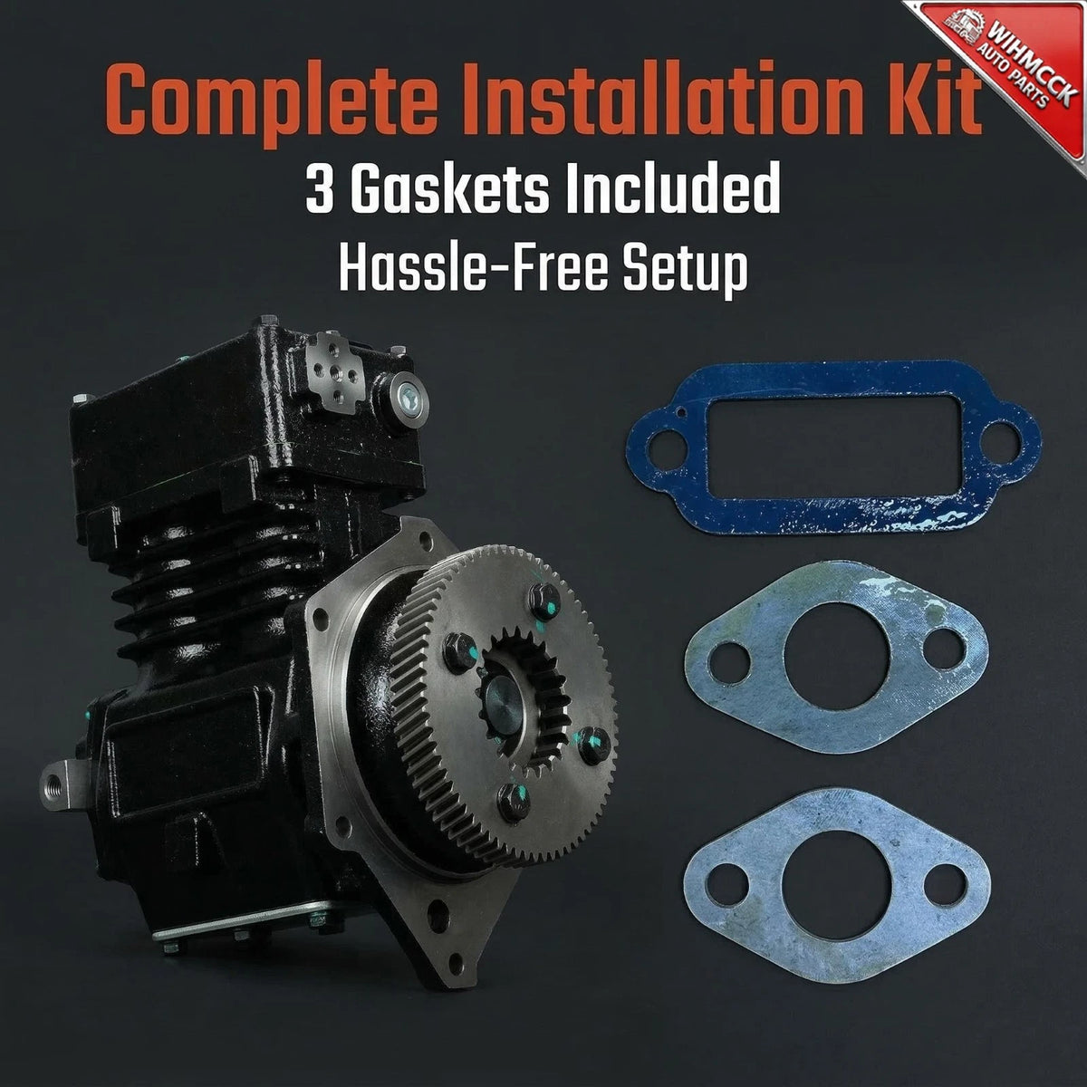 Detroit Series 60 12.7L Air Compressor — 23522123, TF-750 Style — product photo 3