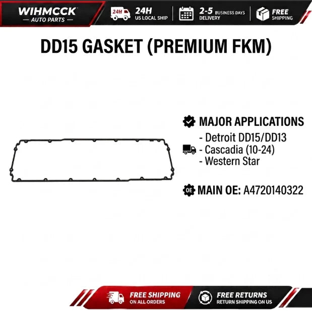 Detroit DD13 / DD15 / DD16 Oil Pan Gasket — A4720140322 — product photo 1